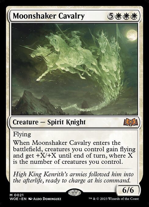Moonshaker Cavalry (21) - Foil Damaged / woe