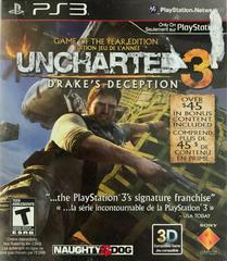 Uncharted 3 [Not For Resale] - Playstation 3 - Used w/ Box & Manual