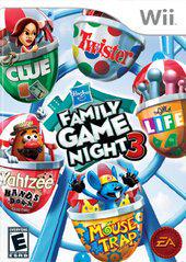 Hasbro Family Game Night 3 - Wii - Used w/ Box & Manual