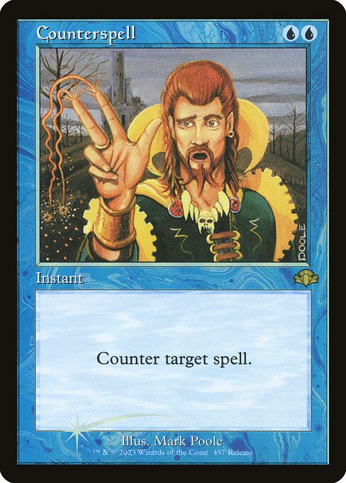 Counterspell (457) - Foil Lightly Played / dmr