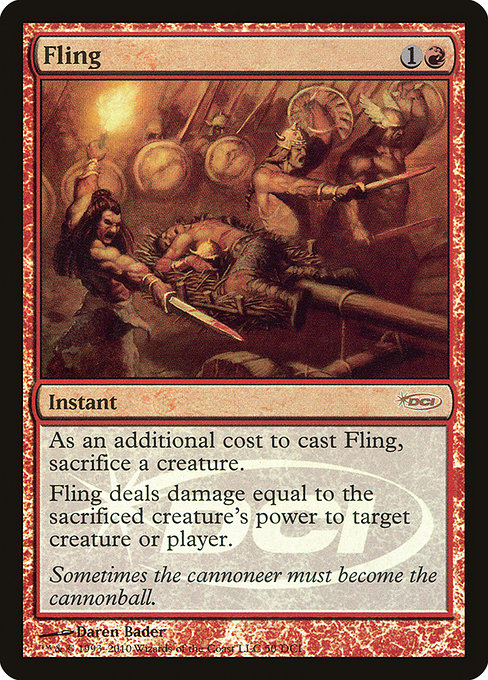 Fling (50) - Foil Moderately Played / pdci