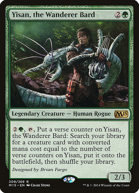 Yisan, the Wanderer Bard (209) - Moderately Played / m15