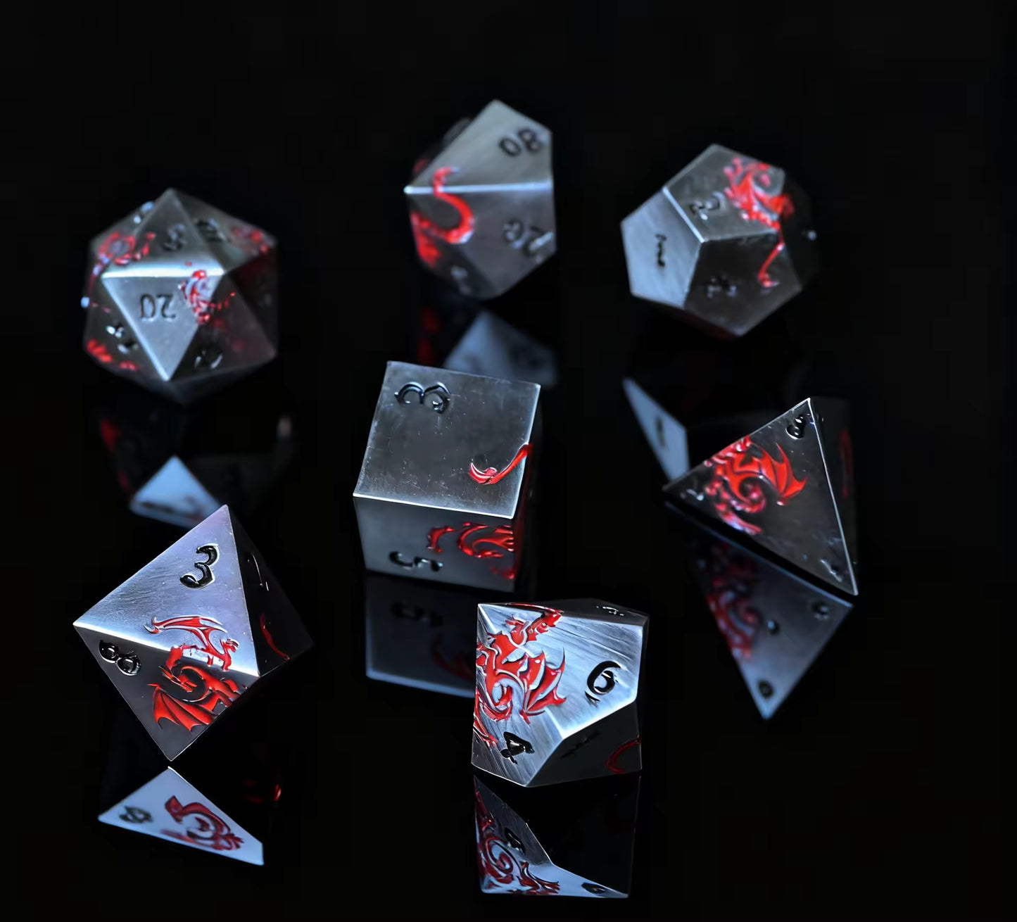 Draconic Red & Silver