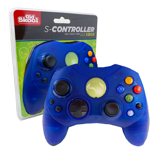 Old Skool S-Controller (Blue) - Xbox - Sealed Brand New