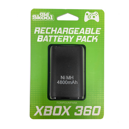 Xbox 360 Rechargeable Battery Pack (Black) - Old Skool - Sealed Brand New