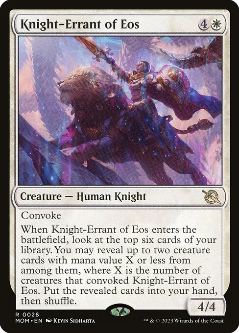 Knight-Errant of Eos (26) - Lightly Played / mom