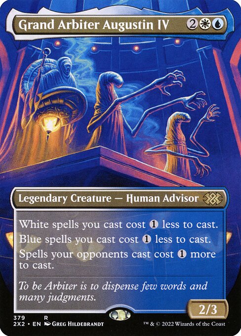 Grand Arbiter Augustin IV (379) - BORDERLESS - Foil Lightly Played / 2x2