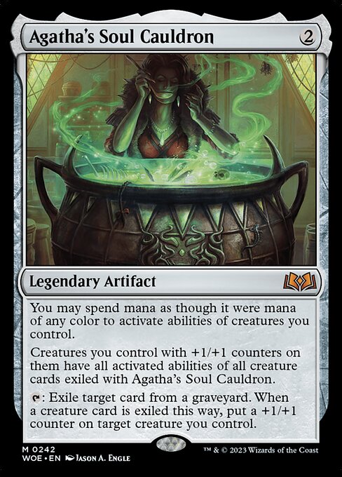 Agatha's Soul Cauldron (242) - Lightly Played / woe