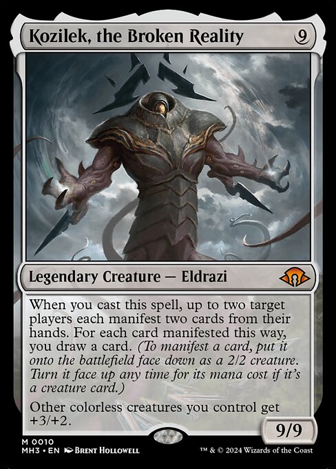 Kozilek, the Broken Reality (10) - Foil Lightly Played / mh3
