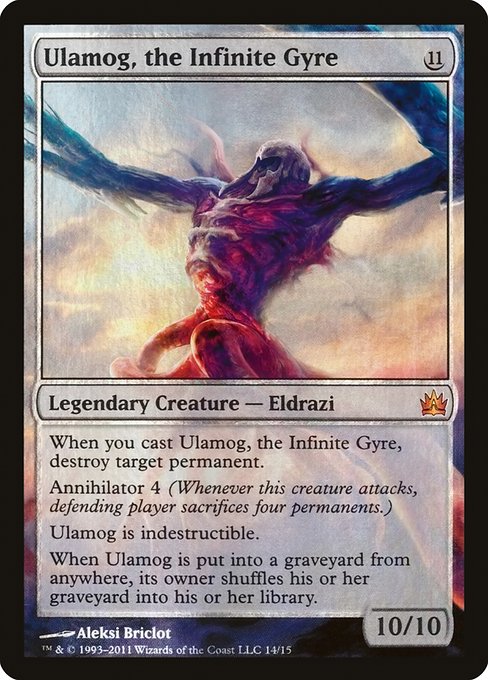 Ulamog, the Infinite Gyre (14) - Foil Damaged / v11