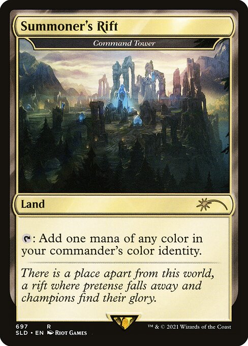 Command Tower (697) - Foil Lightly Played / sld