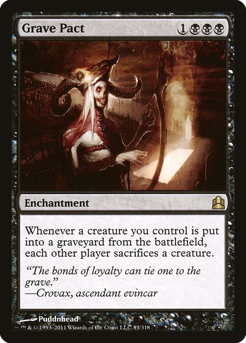 Grave Pact (85) - Moderately Played / cmd