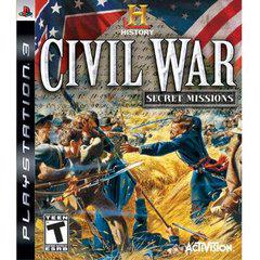History Channel Civil War Secret Missions - Playstation 3 - Used w/ Box & Manual