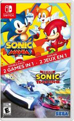 Sonic Mania + Team Sonic Racing Double Pack - Nintendo Switch - Used