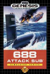 688 Attack Sub - Sega Genesis - Used w/ Box & Manual