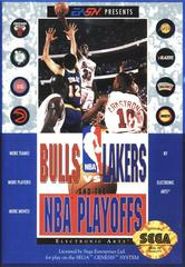 Bulls vs Lakers and the NBA Playoffs - Sega Genesis - Used w/ Box & Manual