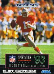 Sports Talk Football '93 Starring Joe Montana - Sega Genesis - Used w/ Box & Manual