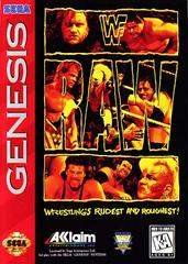 WWF Raw - Sega Genesis - Used w/ Box & Manual
