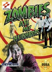 Zombies Ate My Neighbors - Sega Genesis - Used w/ Box & Manual