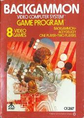 Backgammon [Text Label] - Atari 2600 - Cartridge Only