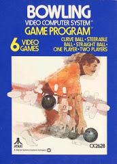 Bowling [Text Label] - Atari 2600 - Used w/ Box & Manual