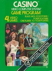 Casino [Text Label] - Atari 2600 - Cartridge Only