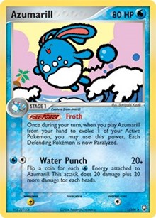 Azumarill (EX Team Rocket Returns) - Moderately Played / PR