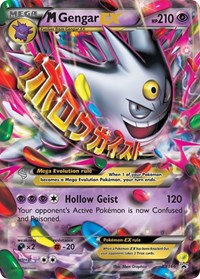 M Gengar EX - Heavily Played / PR