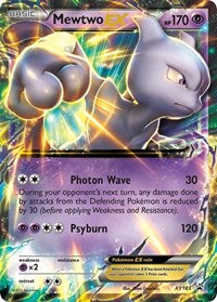 Mewtwo EX - XY183 - Moderately Played / PR