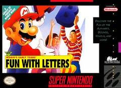Mario's Early Years Fun with Letters - Super Nintendo - Game Only