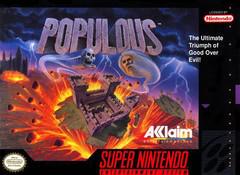 Populous - Super Nintendo - Game Only