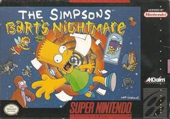 The Simpsons Bart's Nightmare - Super Nintendo - Game Only