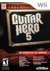 Guitar Hero 5 - Wii - Used w/ Box & Manual