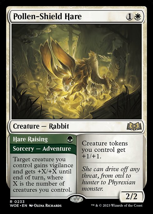 Pollen-Shield Hare // Hare Raising (233) - Damaged / woe
