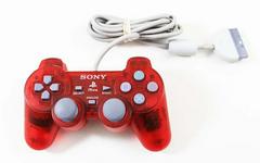 Clear Red Dual Shock Controller - Playstation - Device Only