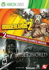 Borderlands 2 & Dishonored Bundle - Xbox 360 - Used w/ Box & Manual