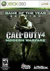 Call of Duty 4 Modern Warfare [Game of the Year] - Xbox 360 - Used w/ Box & Manual