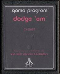Dodge 'Em [Text Label] - Atari 2600 - Cartridge Only