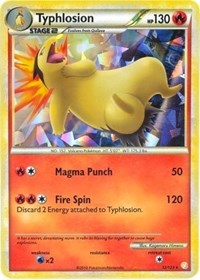 Typhlosion - 32/123 (Cracked Ice Holo) - Moderately Played / PR