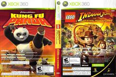 LEGO Indiana Jones and Kung Fu Panda Combo - Xbox 360 - Used w/ Box & Manual
