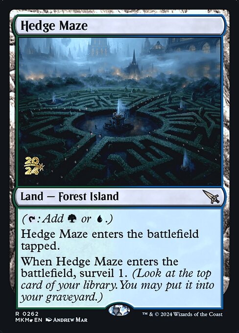 Hedge Maze (262s) - Foil Lightly Played / mkm
