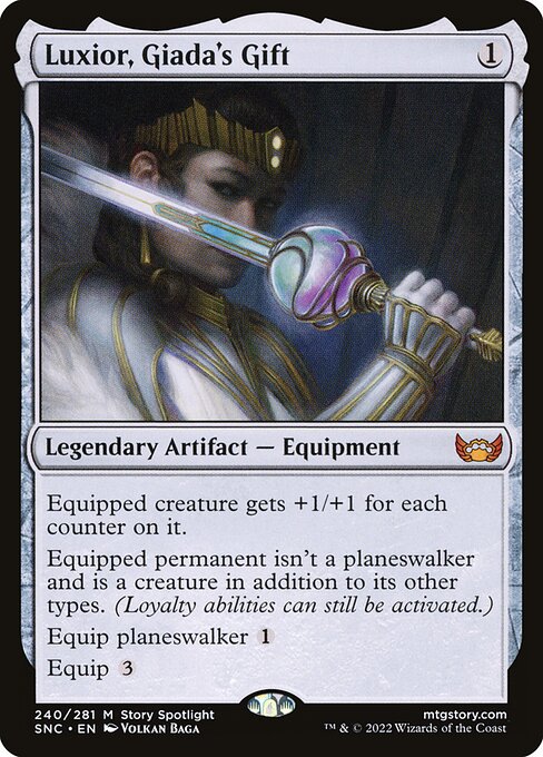 Luxior, Giada's Gift (240) - Foil Lightly Played / snc