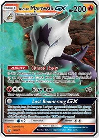 Alolan Marowak GX - SM187 - Lightly Played / SMP