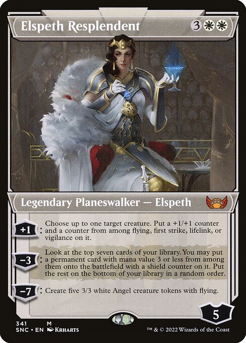 Elspeth Resplendent (341) - SHOWCASE - Lightly Played / snc