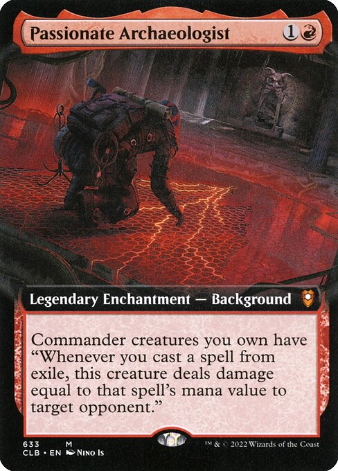 Passionate Archaeologist (633) - EXTENDED ART - Lightly Played / clb