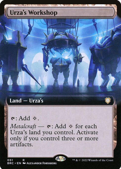 Urza's Workshop (51) - EXTENDED ART - Lightly Played / bro