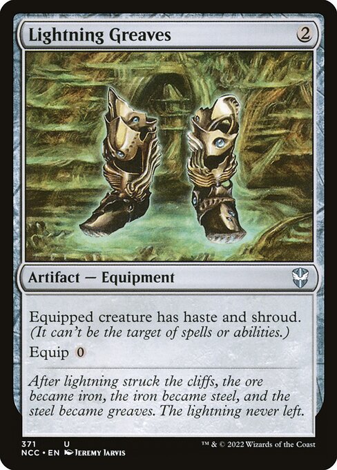 Lightning Greaves (371) - Lightly Played / snc