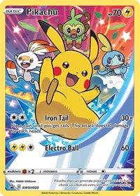 Pikachu - SWSH020 - Moderately Played / SWSD