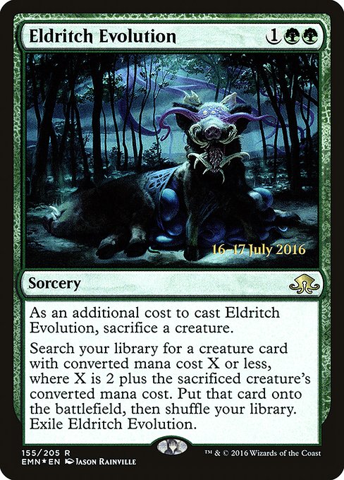 Eldritch Evolution (155s) - Foil Lightly Played / emn