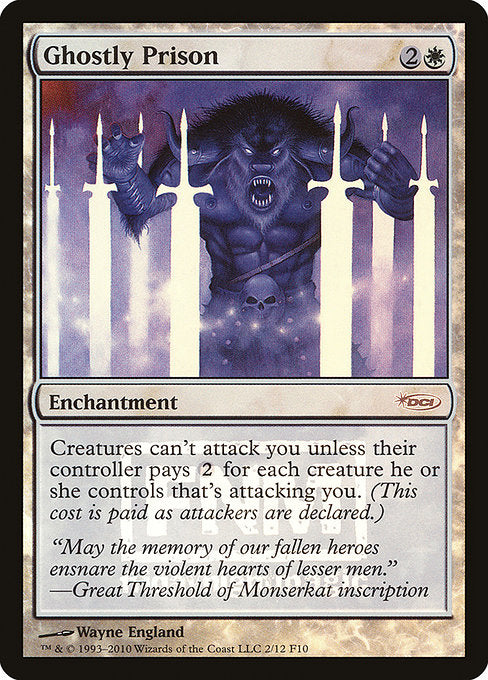 Ghostly Prison (2) - Foil Damaged / f10